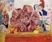 James Ensor Red Cabbage and Masks oil painting